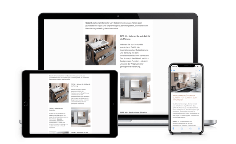 Geberit - Newsletter